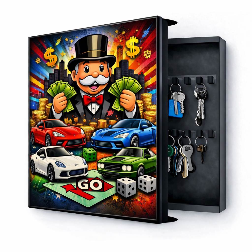 RaceVault Monopoly Edition — Der Schlüsselkasten für Gewinner
