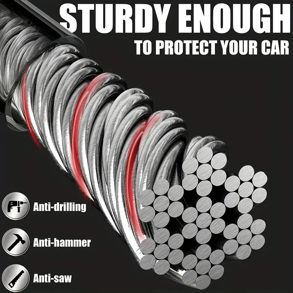 Lenkradschloss mit Stahlseil – Effektiver Diebstahlschutz für dein Fahrzeug