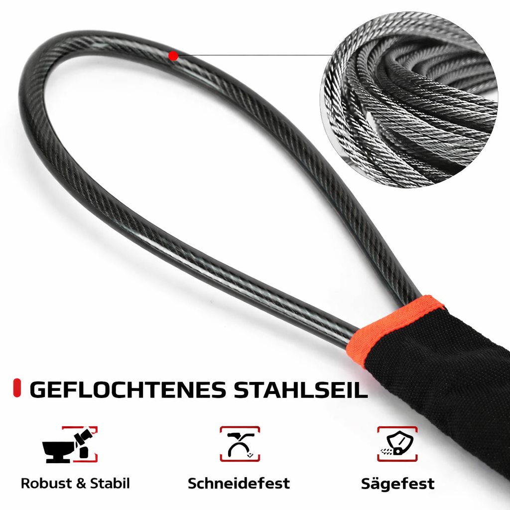 Lenkradschloss mit Stahlseil – Effektiver Diebstahlschutz für dein Fahrzeug