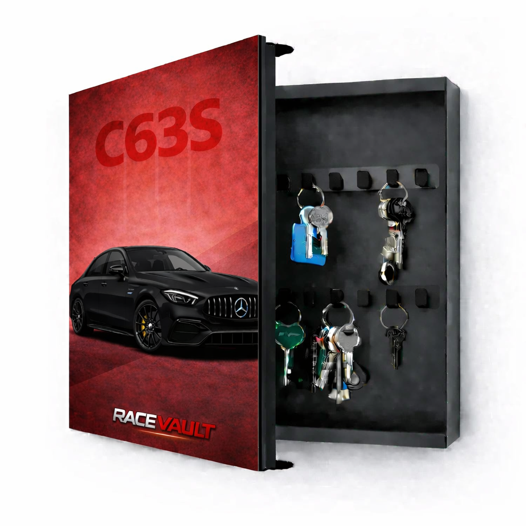Mercedes C63S Schlüsselkasten – Premium RaceVault Keybox