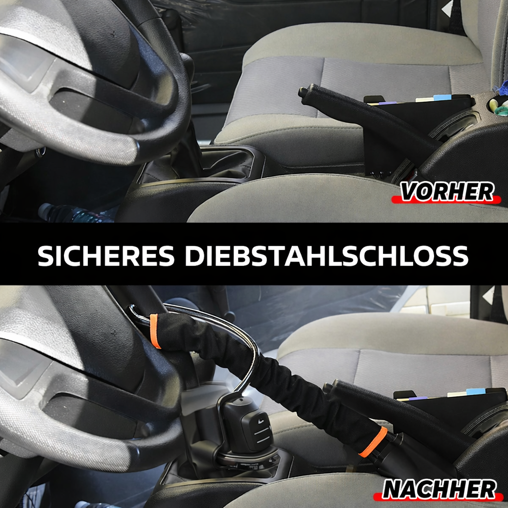 Lenkradschloss mit Stahlseil – Effektiver Diebstahlschutz für dein Fahrzeug